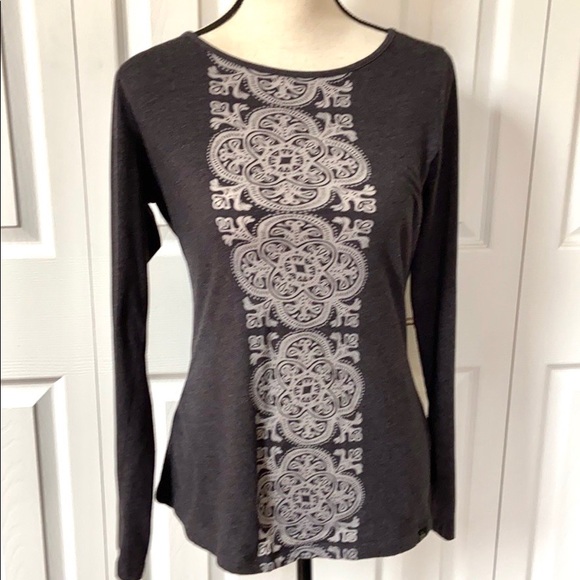 PrAna Breathe Faux Wrap Back Long Sleeve Top - Picture 3 of 8